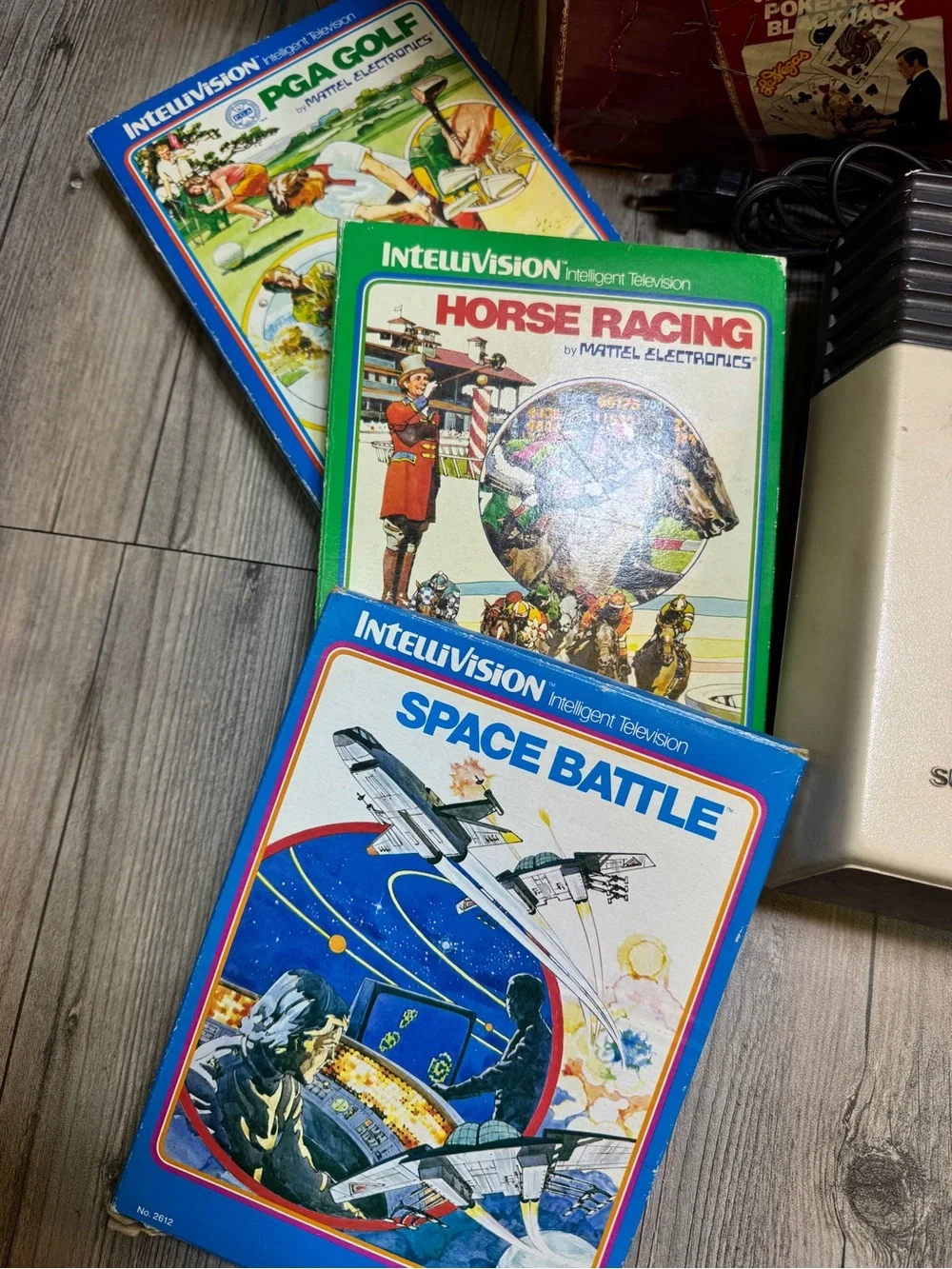 Intellivision Sears Tele-Games Center Super Video Arcade Console, Box & 3 Games
